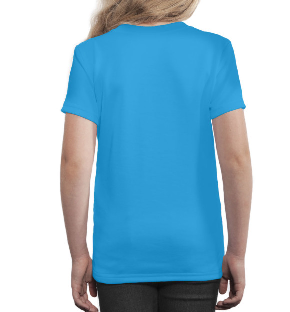 Футболка для девочек с изображением Елизавета цвета Белый