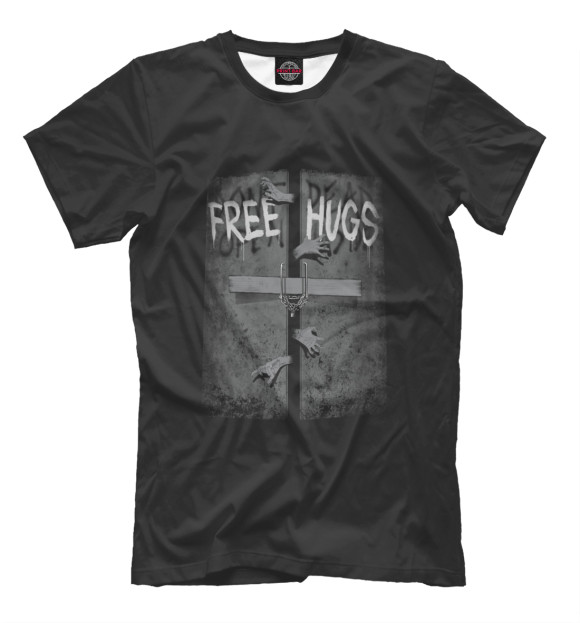 Мужская футболка с изображением The Walking Dead цвета Черный