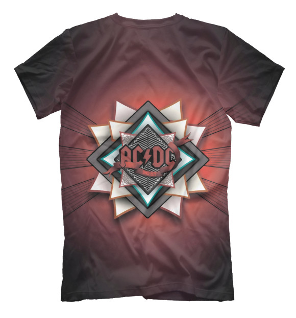 Футболка для мальчиков с изображением AC/DC цвета Белый