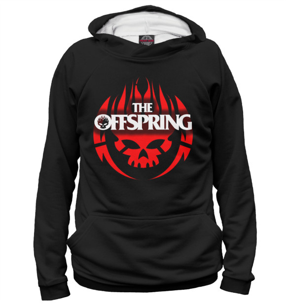 Женское худи с изображением The Offspring цвета Белый