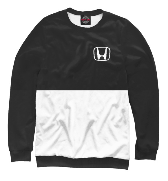 Свитшот для девочек с изображением Honda цвета Белый