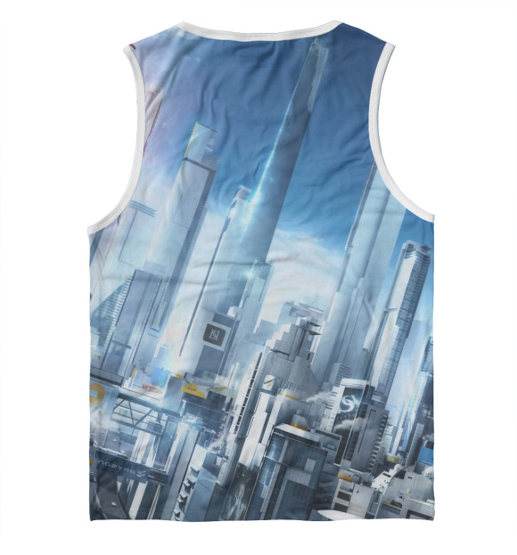 Майка для мальчика с изображением Mirror's Edge цвета Белый
