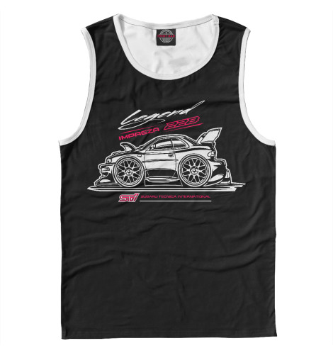

Майки Print Bar, Белый, Subaru 22b 2