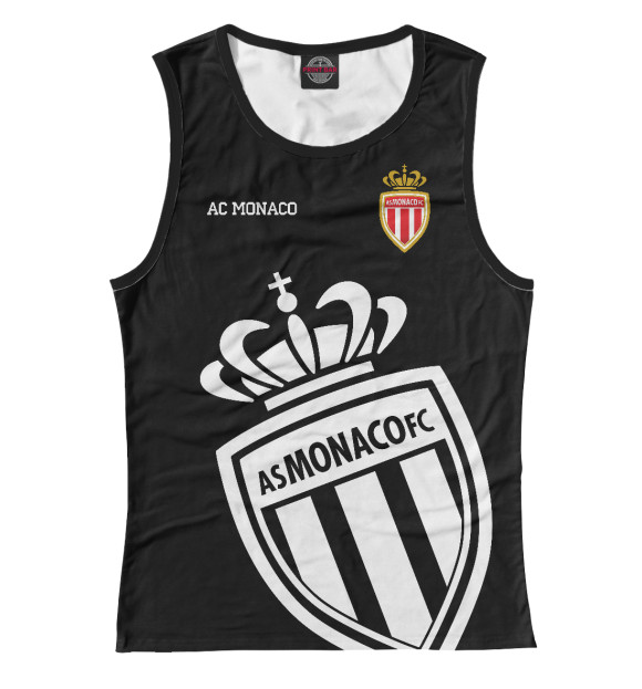 Майка для девочки с изображением Monaco цвета Белый