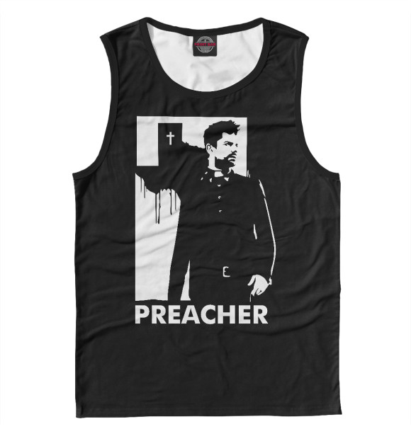 Майка для мальчика с изображением Preacher цвета Р‘РµР»С‹Р№