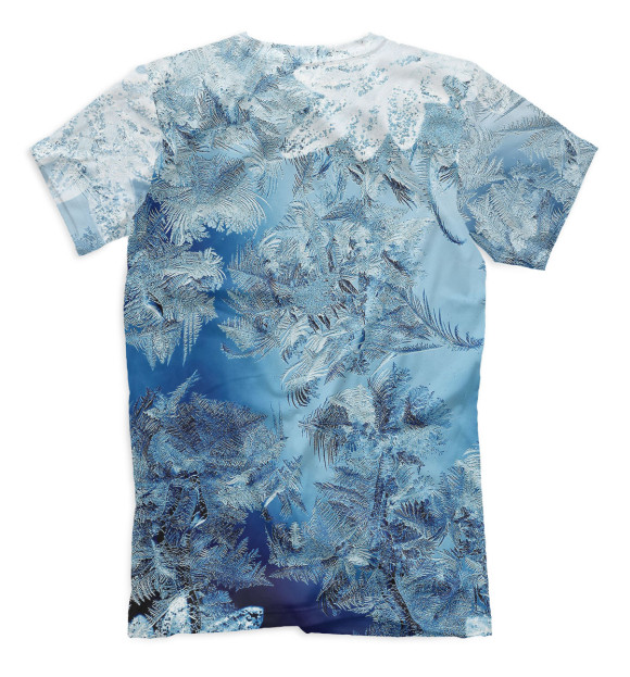 Мужская футболка с изображением Новый Год цвета Белый