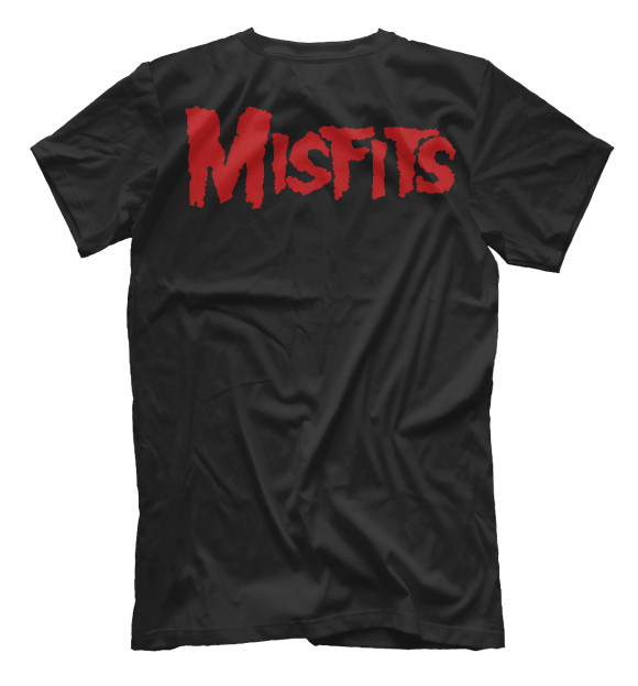 Мужская футболка с изображением The Misfits цвета Белый