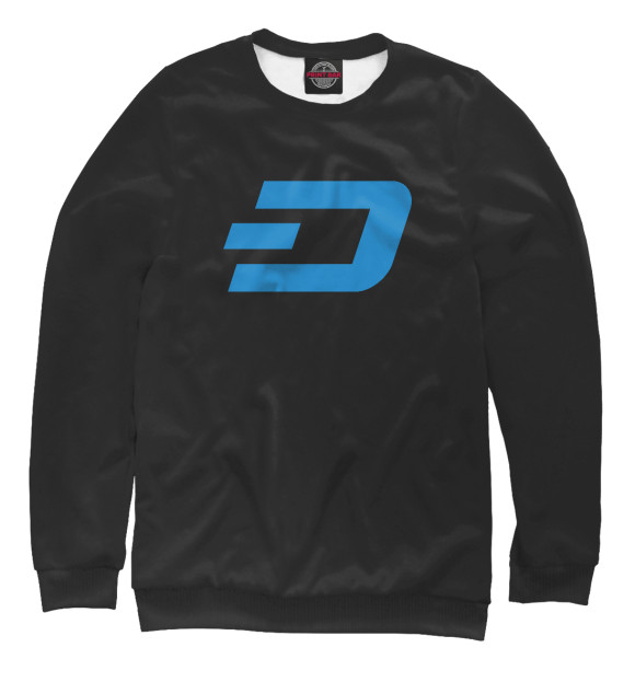 Свитшот для девочек с изображением DASH цвета Белый