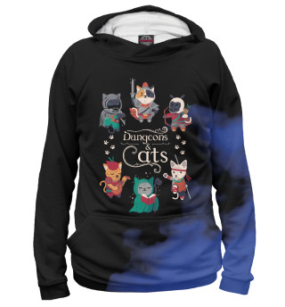 Женское худи Dungeons and cats