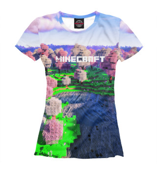 Женская футболка Minecraft