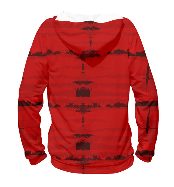 Женское худи с изображением Russia collection red цвета Белый