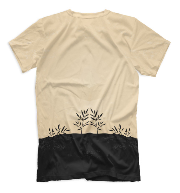 Мужская футболка с изображением Япония цвета Белый