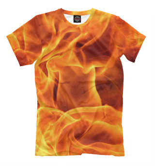 Мужская футболка Яркий огонь