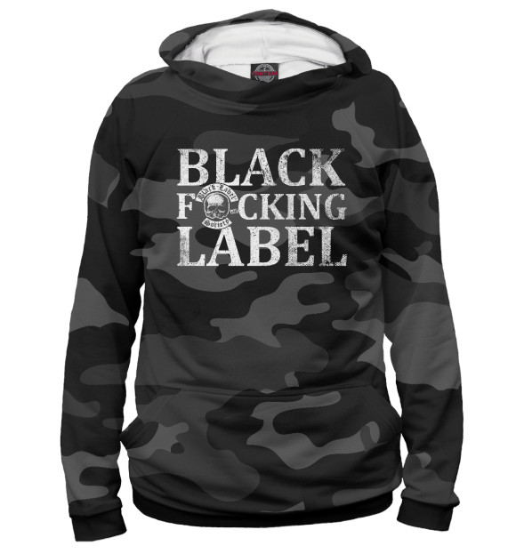 Женское худи с изображением Black Label society цвета Белый