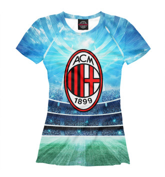 Женская Футболка FC Milan