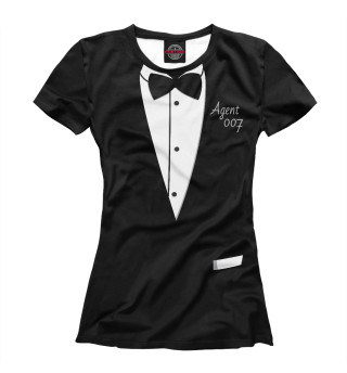 Женская футболка Agent 007