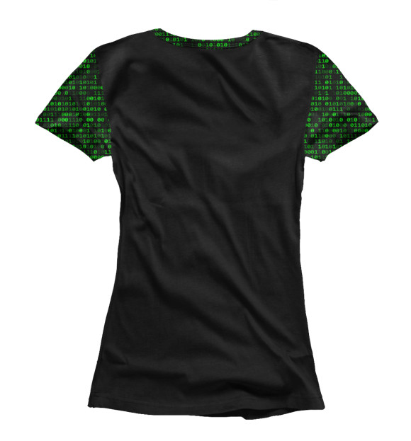 Футболка для девочек с изображением Keep calm and code цвета Белый