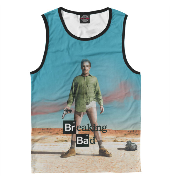 Майка для мальчика с изображением Breaking bad цвета Белый