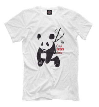 Мужская футболка Панда и сон