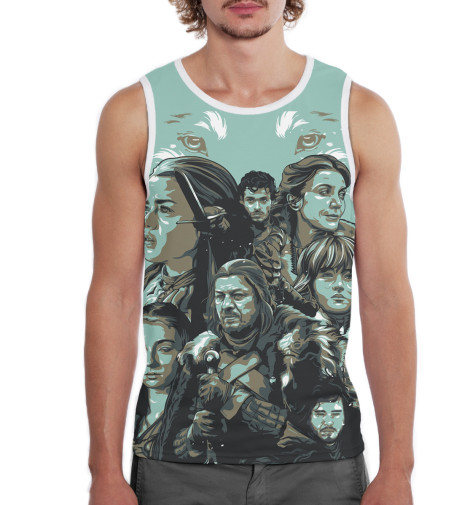 

Майки Print Bar, Белый, Игра Престолов