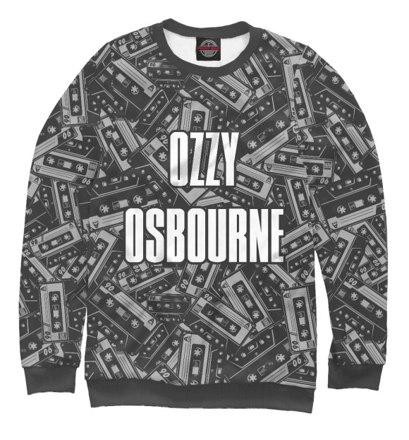 Свитшот для девочек с изображением Ozzy Osbourne цвета Белый