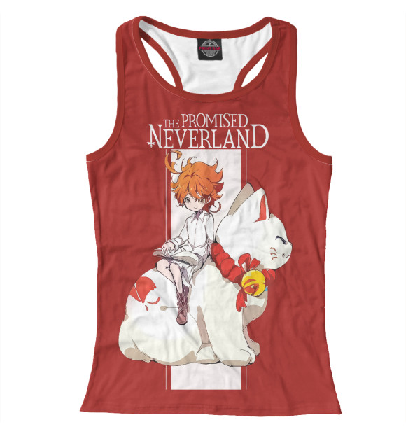 Женская майка-борцовка с изображением Обещанный Неверленд цвета Белый