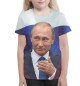 Футболка для девочек Путин