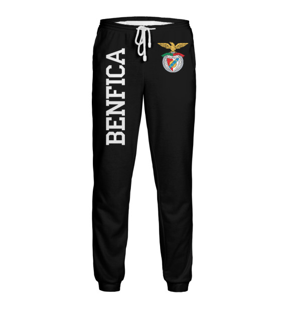 Мужские спортивные штаны с изображением Benfica цвета Белый