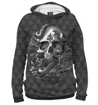 Женское худи Satan Skull