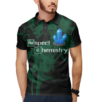 Мужское поло Respect the chemistry