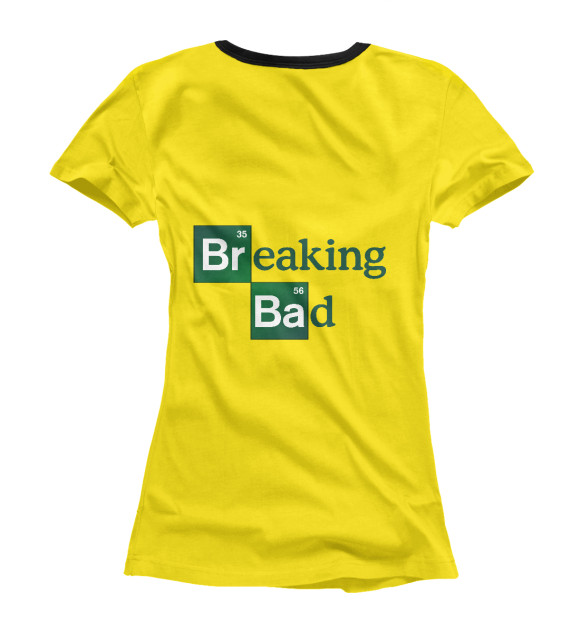 Женская футболка с изображением Breaking bad цвета Белый