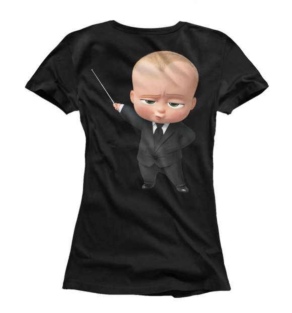 Футболка для девочек с изображением My Boss Baby цвета Белый