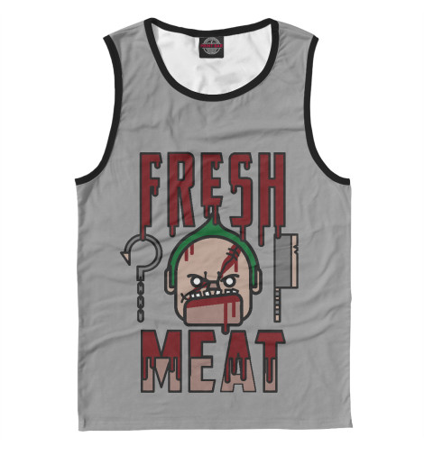 

Майки Print Bar, Белый, Fresh Meat