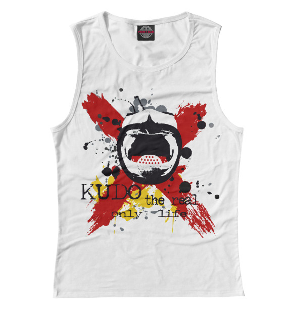 Майка для девочки с изображением КУДО цвета Белый