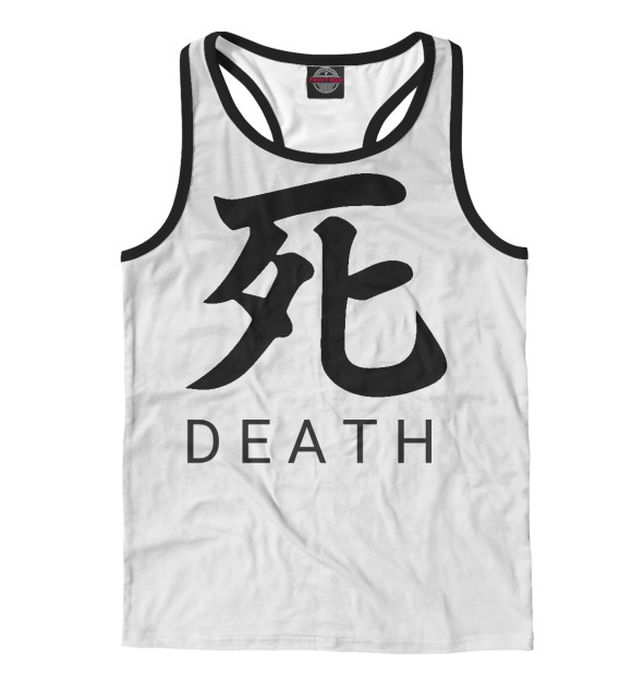 Мужская майка-борцовка с притом Sekiro: Shadows Die Twice цвета Белый Мужская майка-борцовка с изображением Sekiro: Shadows Die Twice цвета Белый