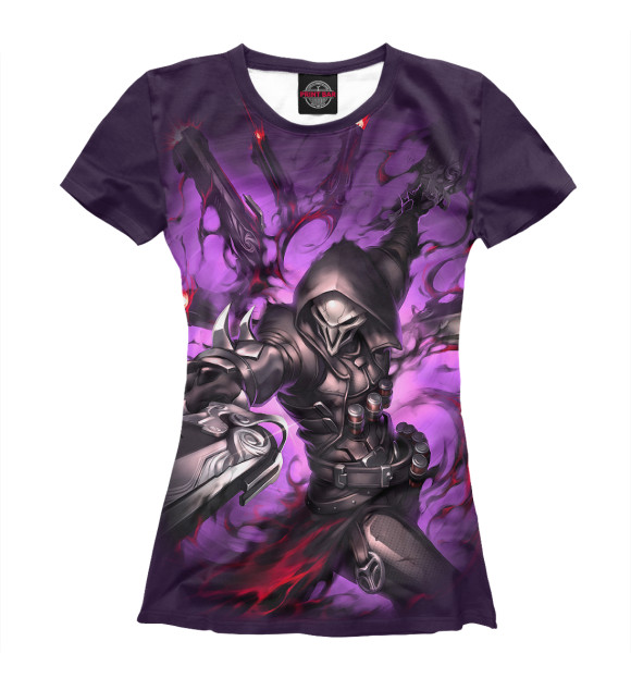 Футболка для девочек с изображением Reaper цвета Белый