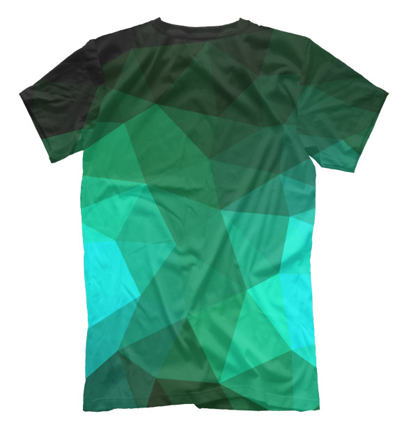 Футболка для мальчиков с изображением Polygonal цвета Белый