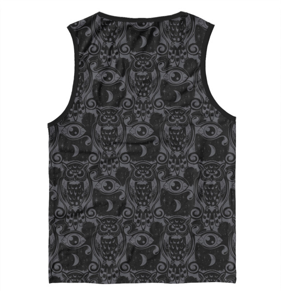 Майка для мальчика с притом Филин цвета Белый Майка для мальчика с изображением Филин цвета Белый