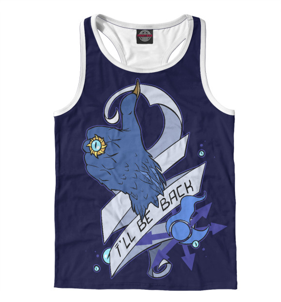 Мужская майка-борцовка с изображением Warhammer Tzeentch цвета Белый