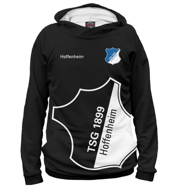 Женское худи с изображением Hoffenheim цвета Белый
