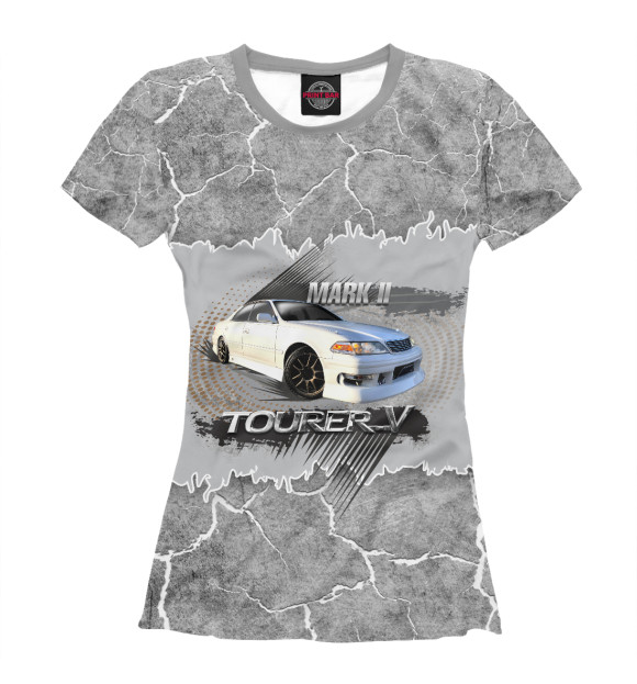 Женская футболка с изображением Mark 2 Tourer V цвета Белый
