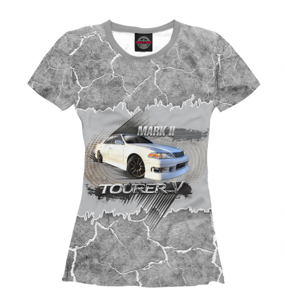 Футболка для девочек с изображением Mark 2 Tourer V цвета Белый