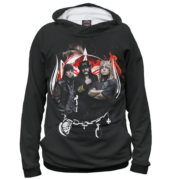 Женское худи с изображением Motorhead цвета Белый