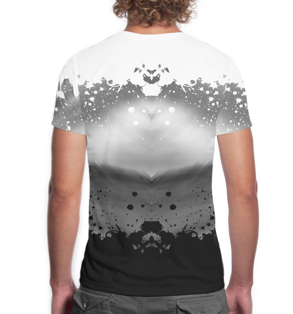 Мужская футболка с изображением Mitsubishi цвета Белый