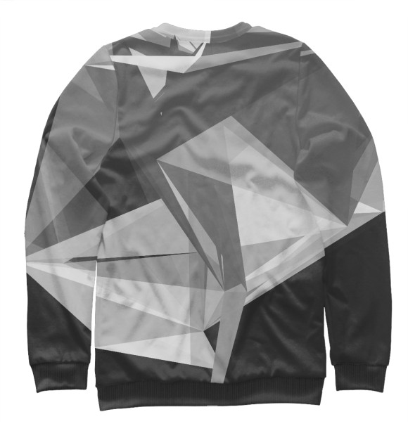 Свитшот для девочек с изображением Camo abstraction цвета Белый