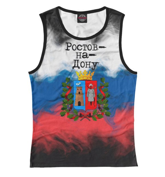 Майка для девочки с изображением Ростов-на-Дону цвета Белый
