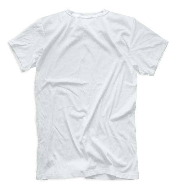 Мужская футболка с изображением Вахтовик цвета Белый