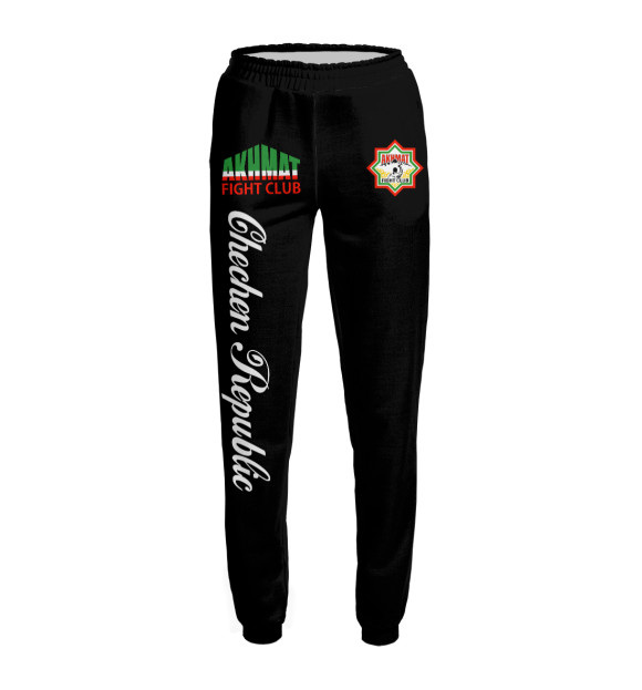 Женские спортивные штаны с изображением Чечня Ахмат цвета Белый