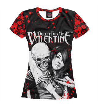 Женская футболка Bullet For My Valentine