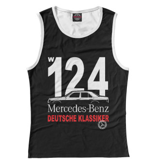 Майка для девочки Mercedes W124 немецкая классика